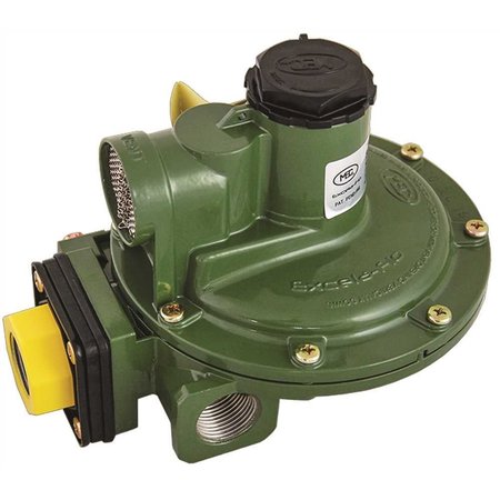 MEC Full Size Second Stage Angle Mount Dielectric Regulator 3/4 in. x 3/4 in., 900,000 BTU MEGR-1642D-DFF